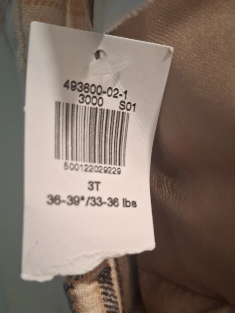 Old Navy 3T Puffer Vest with Plaid Shirt